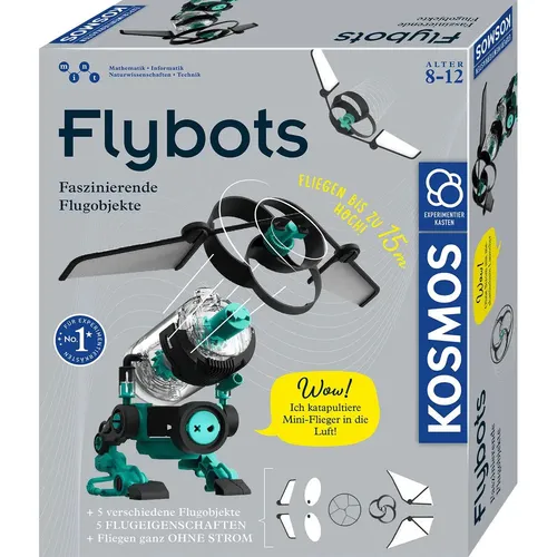 Flybots Experimentierkasten - Interaktives Spielzeug für kreative Köpfe, fördert das Lernen und Experimentieren bei Kindern, ideal für spannende Entdeckungsreisen.