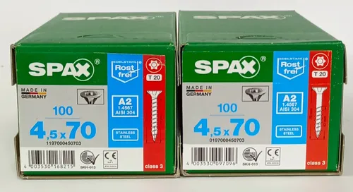 Spanplattenschrauben Edelstahl A2✔️✔️ Torx Spax Holzschrauben Voll-/Teilgewinde