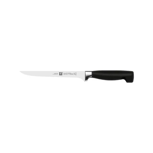Zwilling Filetiermesser VIER STERNE, 18 cm - Filiermesser aus Spezialklingenstahl mit ergonomischem Griff für präzise Schneidearbeiten, ideal für Hobbyköche und Profis.