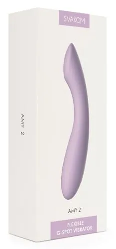 Svakom Amy 2 Auflegevibrator, Lila, 17,4 cmx4 cmx3 cm