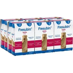 Fresubin Hepa Drink Cappuccino - 4800 ml Trinkflasche - Trinknahrung mit köstlichem Cappuccino-Geschmack, ideal für die Unterstützung einer ausgewogenen Ernährung.