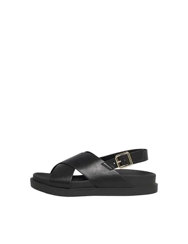 ONLMINNIE-2 PU SLINGBACK SANDAL - Wanderschuhe mit hoher Sohle und verstellbarem Verschluss für optimalen Komfort und Stabilität bei jedem Schritt.