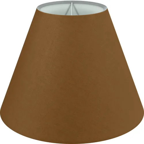Lampenschirm Baumwolle | S: Ø20 cm | Konisch | E14/E27 | Braun