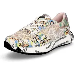 LAURA VITA Damen Sneaker Multicolor - Bunt und Sportlich in Größe 39 EU - Vielseitige Damen Sneaker in mehrfarbigen Designs. Aus hochwertigem Leder und Textil gefertigt, bieten sie Komfort und Stil für jeden Anlass. Ideal für Streetwear und sportliche Aktivitäten.