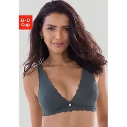 Vivance Bralette-BH ohne Bügel im High-Apex-Design, sexy Dessous grün 95