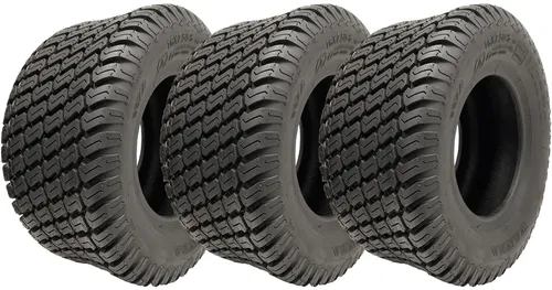 16x7.50-8 Grass Tyres 4ply Wanda P332 Turf Ride On Lawnmower Tires (Set of 3)