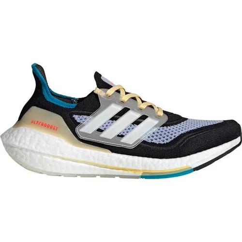 ADIDAS Damen Laufschuhe ULTRABOOST 21 - Erlebe ein natürliches Laufgefühl mit den ADIDAS ULTRABOOST 21. Die innovative BOOST Dämpfung sorgt für Energie und Komfort, während das atmungsaktive Obermaterial für perfekten Sitz und optimale Traktion sorgt.