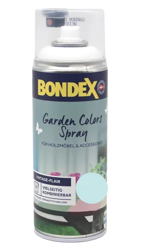 Bondex Garden Colors Holzlasur Spray 0,4L Zartes Lagunenblau