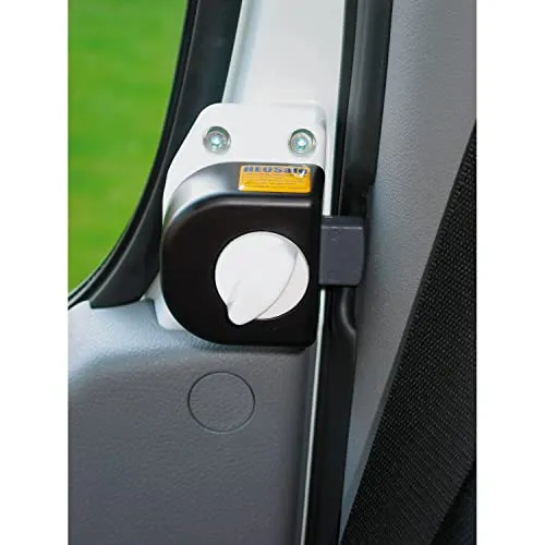 HEOSolution HEOSafe Türsicherung für Fiat Ducato Serie 8 - Caravan-Zubehör mit innovativem Riegelschloss und automatischer Arretierung für optimale Sicherheit der Fahrerhaustüren.