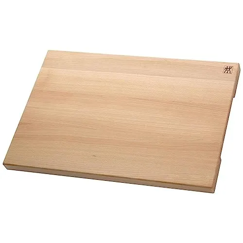 ZWILLING Schneidbrett aus massivem Buchenholz, 60 x 40 cm - Hochwertiges Hackbrett aus Buchenholz, schont Messerklingen und bietet viel Platz für große Mengen an Lebensmitteln.