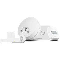 MEDION P85754 Smart Home Starter Set - Umfassendes Smart Home Set mit Gateway, 4 Tür- und Fensterkontakten, Bewegungsmelder, Rauchmelder und Erschütterungssensor für mehr Sicherheit und Komfort in Ihrem Zuhause.