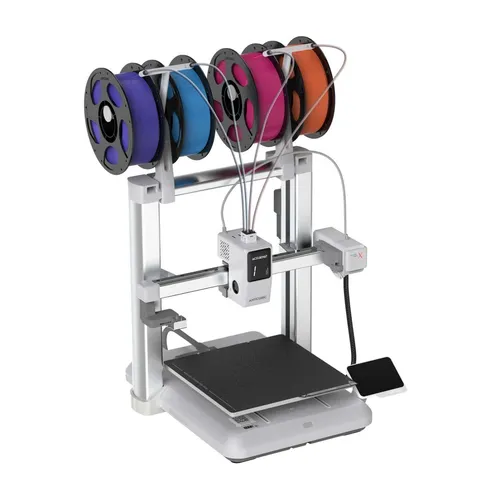 Snapmaker U1 - 3D Drucker mit SnapSwap-System und 4 Druckköpfen - Entwickelt für kreative Köpfe: Der Snapmaker U1 3D Drucker ermöglicht blitzschnellen Filamentwechsel in nur 5 Sekunden und reduziert Abfall um bis zu 80%. Perfekt für lebendige Mehrmaterialdrucke!
