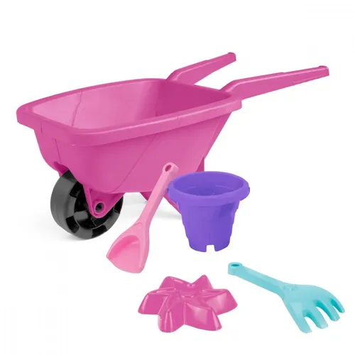 Wheelbarrow with sand kit pink Wader 5900694745155