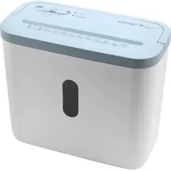 GENIE Aktenvernichter 440 X BL weiß-blau - Aktenvernichter mit hoher Sicherheitsstufe, ideal für vertrauliche Dokumente, leise im Betrieb und kompakt für den Einsatz im Büro oder Zuhause.