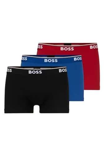 BOSS Herren Boxershorts Modern Open Miscellaneous 992, L - Retroshorts für Herren aus elastischer Baumwolle, ideal für hohen Tragekomfort und vielseitig einsetzbar, auch beim Sport wie Trekking und Walking.