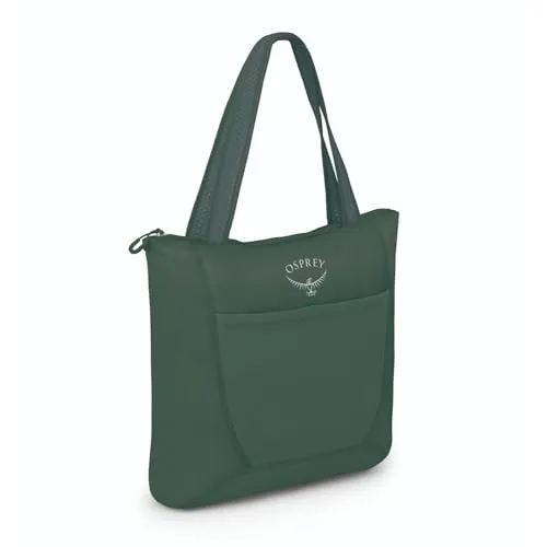 Osprey Ultralight Stuff Tote Tasche 18L - grün - Umhängetasche mit nur 100g Gewicht, perfekt für Reisen und City-Trips, faltbar und platzsparend.