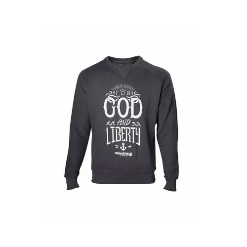 DIFUZED UNCHARTED 4 - FOR GOD AND LIBERTY - Pullover - M | SW302030UNC-M - Neu