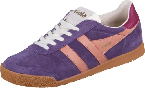 Gola Unisex Elan Sneaker in Plum/Terracotta/Cerise, 39 EU - Damen-Sneaker mit stylishen Farben, aus hochwertigem Textil und Gummi für optimalen Komfort im Alltag.