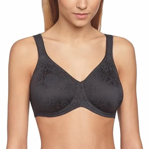 Triumph BH Lovely Minimizer W Schwarz D 75 Damen - Funktionsunterwäsche mit optischer Minimierung, reduziert die Brust um bis zu eine Körbchengröße und bietet maximalen Komfort durch einen flexiblen Komfortbügel und weiches Stretch-Lycra.