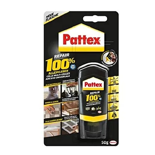 Pattex MULTI-POWER-KLEBER Alleskleber 100 g - Klebstoffe für alle Materialien: Der wasserfeste Pattex MULTI-POWER-KLEBER bietet extreme Elastizität und hält Temperaturen von -40 bis +110 °C stand. Ideal für Haushalt, Hobby und Werkstatt!