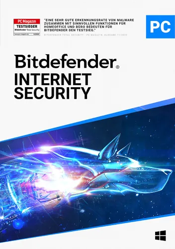 Bitdefender Internet Security 2025 3-Geräte / 1,5-Jahre - Windows - (ESD) / KEY