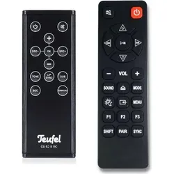 Ersatz Fernbedienung passend für Teufel CB 52 II RC | CB52 THX CINEBAR - Schwarz