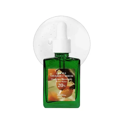 Sanftes Vitamin C Serum - Gleichmäßiger Hautton & Anti-Aging - Gesichtsserum für alle Hauttypen, vereint Hautton und Textur mit Niacinamid und Hippophae-Extrakt, bietet tiefenwirksame Feuchtigkeit und bekämpft Alterserscheinungen.