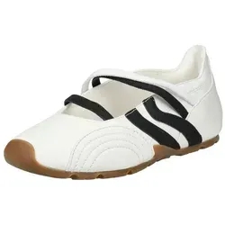 STEVE MADDEN STEVE MADDEN Ballerinas Leder Riemchenballerina schwarz|weiß 39 EU