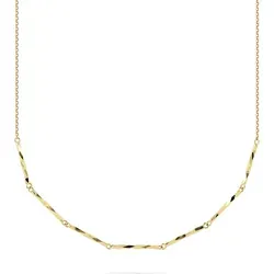 CHRIST Goldkette Damen-Kette, gelbgold - Elegante Damenkette aus 750er Gelbgold - Ketten ohne Anhänger, moderne und polierte Oberfläche, ideal für jeden Anlass und als stilvolles Accessoire.