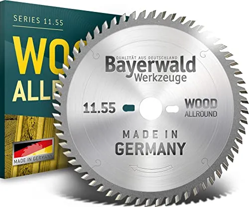 Bayerwald HM Kreissägeblatt 300 x 3.2/2.2 x 30 Z60 WZ GW - Hochwertiges Kreissägeblatt für universellen Einsatz in Naturholz und Plattenwerkstoffen. Made in Germany, ideal für präzise Längs- und Querschnitte.