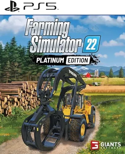 Landwirtschafts-Simulator 22 - Platinum Edition für PS5 - PC- & Videospiele: Erlebe die umfassende Platinum Edition mit neuen Inhalten und einem spannenden Online Koop-Modus für unvergessliche Farming-Abenteuer.