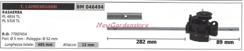Zugkraft Übersetzung Lamborghini Rasenmäher PL 4814 TL 046494 - Hochwertige Zugkraft Übersetzung für Lamborghini Rasenmäher, sorgt für optimale Leistung und Langlebigkeit im Gartenbereich.