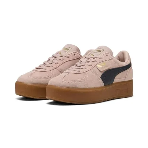 PUMA Palermo Elevata Trainers EU 40 1/2 - Damen-Sneaker aus hochwertigem Wildleder mit bequemem Futter aus Synthetik und rutschfester Gummisohle - der perfekte Begleiter für Alltag und Freizeit.