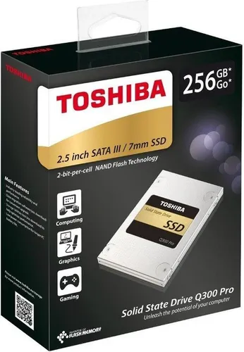 SSD 256GB Toshiba 2,5" (6.3cm) SATA III Q300 Pro intern