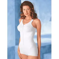 Susa Miederbody 6343 ohne Bügel - Miederbodies für eine schlanke Silhouette, hoher Rücken für perfekten Halt und einfaches Anziehen dank Reißverschluss und Hakenband.