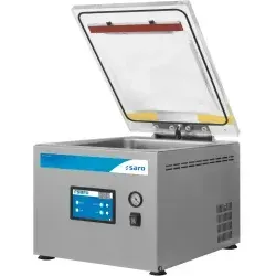 SARO Vakuumierer LECCE 1 - Gewerblicher Vakuumierer aus Edelstahl, langlebig und leicht zu reinigen, ideal für Restaurants und Lebensmittelverarbeitung.