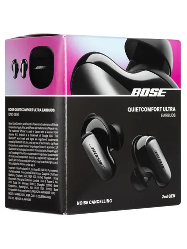 Bose QuietComfort Ultra Bluetooth-Earbuds (2. Gen.) - Kopfhörer mit erstklassigem Noise-Cancelling, 360-Grad-Sound und bis zu 6 Stunden Akkulaufzeit – ideal für ungestörtes Hören und klare Telefonate.