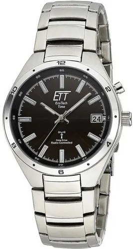 ETT Eco Tech Time Luxusuhr ETT EGS-11441-21M - Herrenuhr mit Funk Solar Drive, 41mm und 5ATM wasserdicht – ideal für umweltbewusste Männer, die Stil und Funktionalität schätzen.