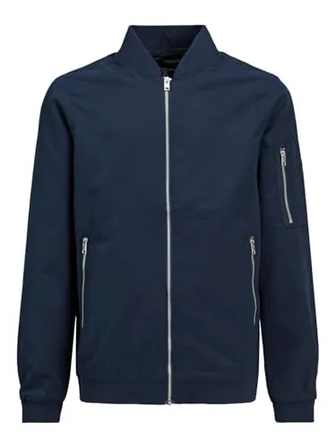 JACK & JONES Boy Blousonjacke Junior - Jacke für Jungen im Regular Fit, ideal für den Alltag, aus leichtem Polyester und mit praktischen Taschen für zusätzlichen Komfort.