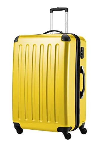 HAUPTSTADTKOFFER - Alex - Großer Hartschalen-Koffer 75 cm - Koffer für 2-3 Wochen Reisen mit 119 Litern Volumen, erweiterbar um 20%. 4 gummierte 360° Rollen sorgen für hohen Rollkomfort.