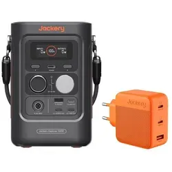 Jackery 300D Tragbare Powerstation – 288Wh, 300W DC, 102W Schnellladegerät - Ultraportabel und leicht: Perfekt für Camping und Outdoor-Aktivitäten. Mit 3 Lademöglichkeiten und geräuschlosem Betrieb ist diese Powerstation ideal für unterwegs und sorgt für zuverlässige Energieversorgung.