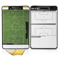 SKLZ Magna Coach Fußball Trainer Taktiktafel - Magnetische, abwischbare Taktiktafel für effektives Coaching. Ideal zur klaren Kommunikation von Aufstellungen und Taktiken im Fußball.