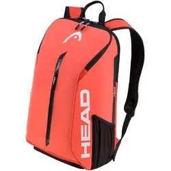 HEAD Tour Backpack 25 L, Fluo Orange - Tennisschläger Rucksack mit 25L Volumen, inklusive Schlägerfach für 1-2 Rackets und integriertem Schuhfach – ideal für den Tennisplatz!