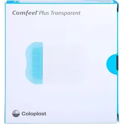 Comfeel Plus Transparenter Wundverband 5x7 cm - 10 ST - Arzneimittel für optimale Wundheilung, wasser- und bakterienabweisend, ideal für chronische und akute Wunden, ermöglicht Wundinspektion ohne Verbandwechsel.