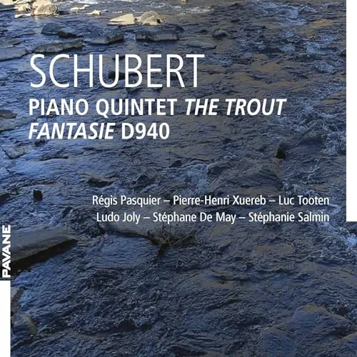 Schubert : Musique de chambre. Pasquier, Xuereb, Tooten, Joly, De May, Salmin.
