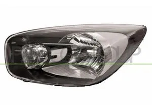 Hauptscheinwerfer links für KIA PICANTO (TA) - Frontscheinwerfer mit H4 Lampenart, inklusive Stellmotor für Leuchtweitenregulierung, ideal für sicheres Fahren bei Nacht.
