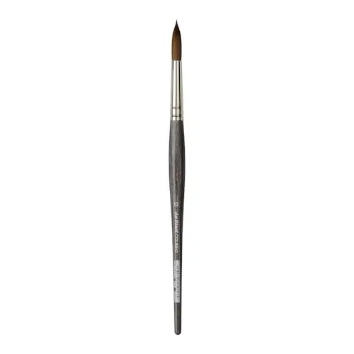 da Vinci COLINEO Aquarellpinsel, Serie 5522 Gr. 12, rund - Hochwertiger COLINEO Aquarellpinsel mit feinen Spitzen für präzises Malen. Ideal für Acryl, Aquarell und Gouache auf verschiedenen Oberflächen. Perfekt für Miniaturmalerei und Urban Sketching.