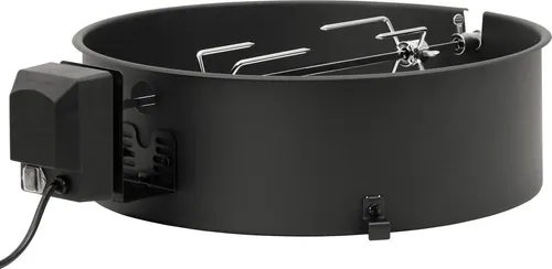 BBQ-Toro Grillspieß Set für Weber Kugelgrill – Universelles Rotisserie Zubehör - Grillspieße | Universelles Set mit Motor und Halterung für gleichmäßiges Grillen von bis zu 10 kg Fleisch, perfekt für knusprige Braten und saftige Hühnchen.