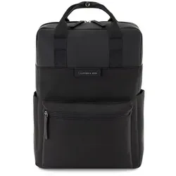 Kapten & Son Bergen Daypack - All Black - Ausrüstung mit minimalistischem Design aus wasserabweisendem, veganem Tech-Material; ideal für Alltag und Outdoor-Aktivitäten.