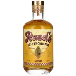Razel's Salted Caramel Liqueur | Verführerischer Karamellgenuss mit Rum - Liköre mit karibischem Rum, zartem Karamell und Fleur de Sel für ein vollmundiges Geschmackserlebnis. Perfekt pur oder in Cocktails!